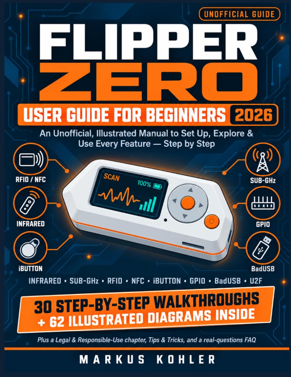Flipper Zero User Guide for Beginners: An Unofficial, Illustrated Manual to Set Up, Explore, and Use Every Feature Step by Step baixar o livro de graça