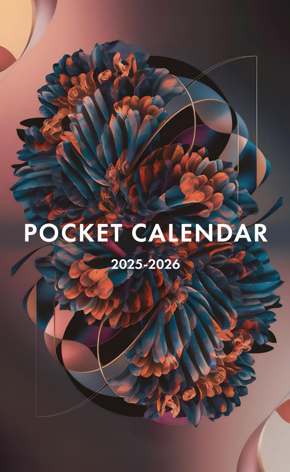 Pocket Calendar 2025-2026 for Purse – Floral v2 | 2 Year Pocket Planner January 2025 - December 2026 | Small Pocket Size 4 x 6.5 baixar livro de graça