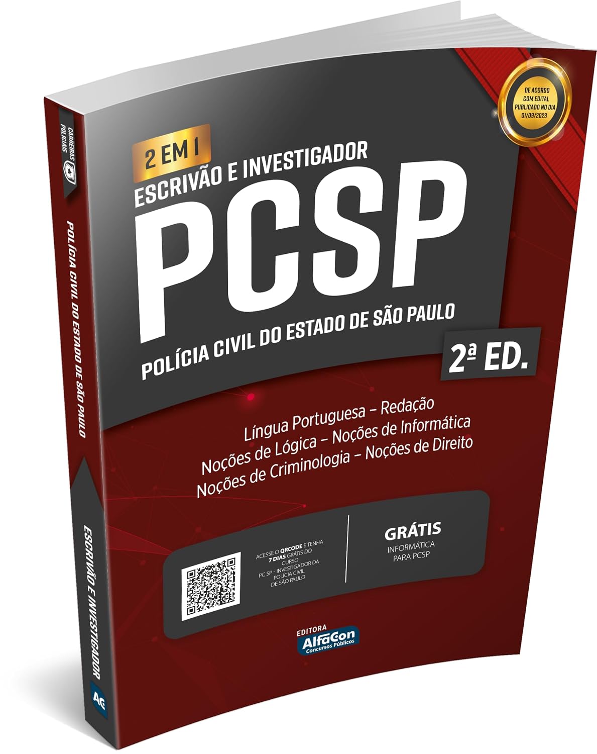 Escrivão e Investigador da Polícia Civil do Estado de São Paulo - PCSP - 2 em 1: Edital Agosto 2023 baixar livro de graça