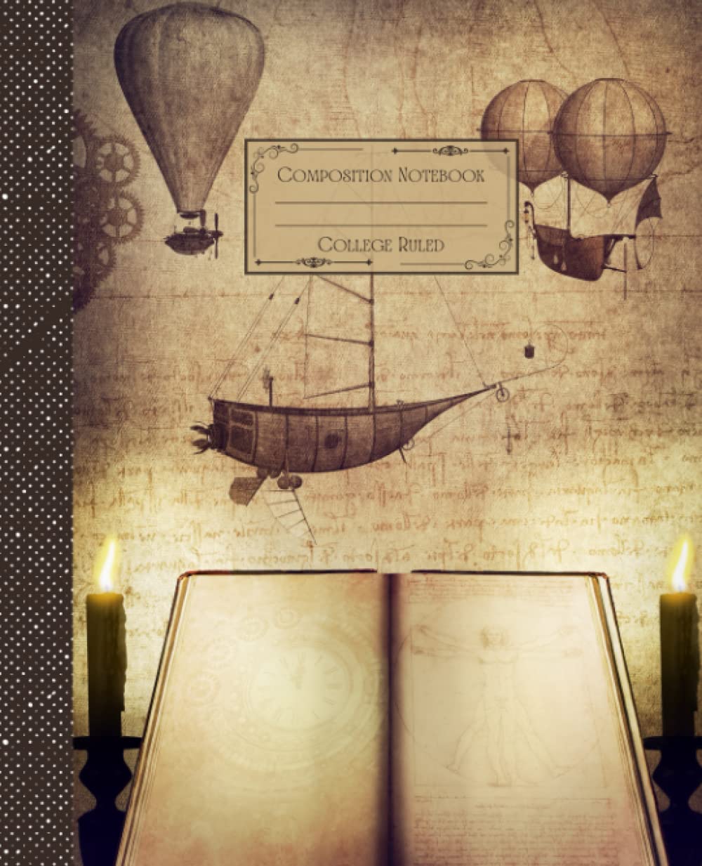 Vintage Antique Composition Notebook College Ruled: Vintage Antique Illustration | Classic Composition Notebook for Writing and Journaling |... for College Students, School and Work. baixar o livro de graça