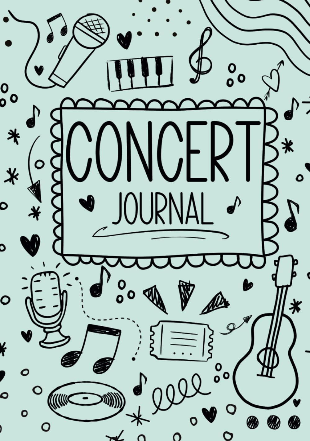 Concert Journal: Mint Green Diary for Treasured Music Memories baixar o livro de graça