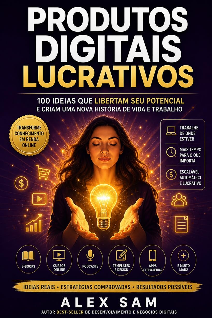 Produtos Digitais Lucrativos: 100 Ideias Que Libertam Seu Potencial e Criam uma Nova História de Vida e Trabalho (variados Livro 19) baixar livro de graça