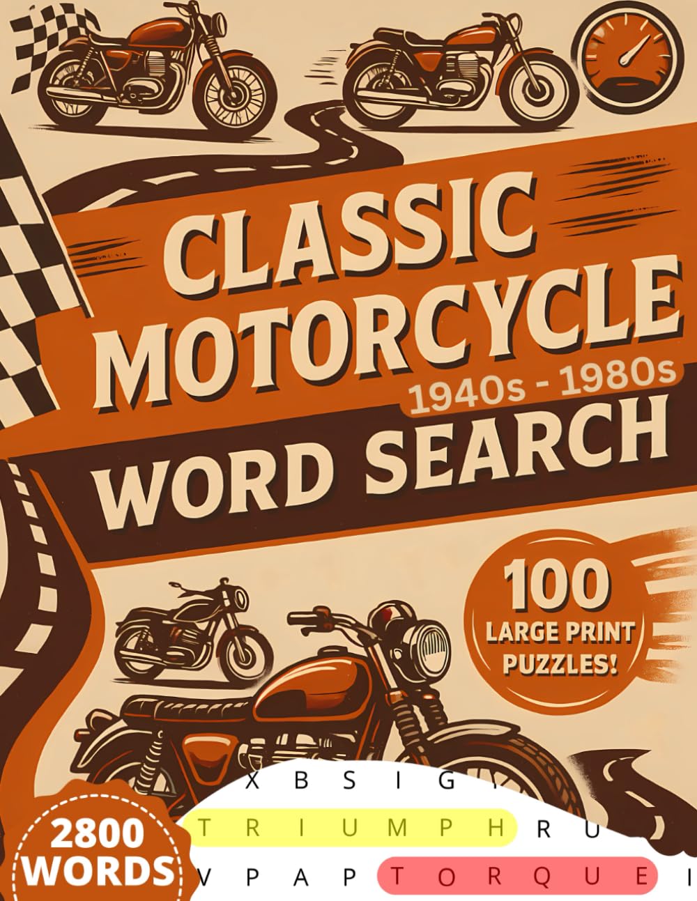capítulo por capítulo baixar Classic Motorcycle Word Search: 100 Large Print Legendary Rides Puzzles & Trivia | A Nostalgic Journey Through The 1940s –1980s Motorcycle History
