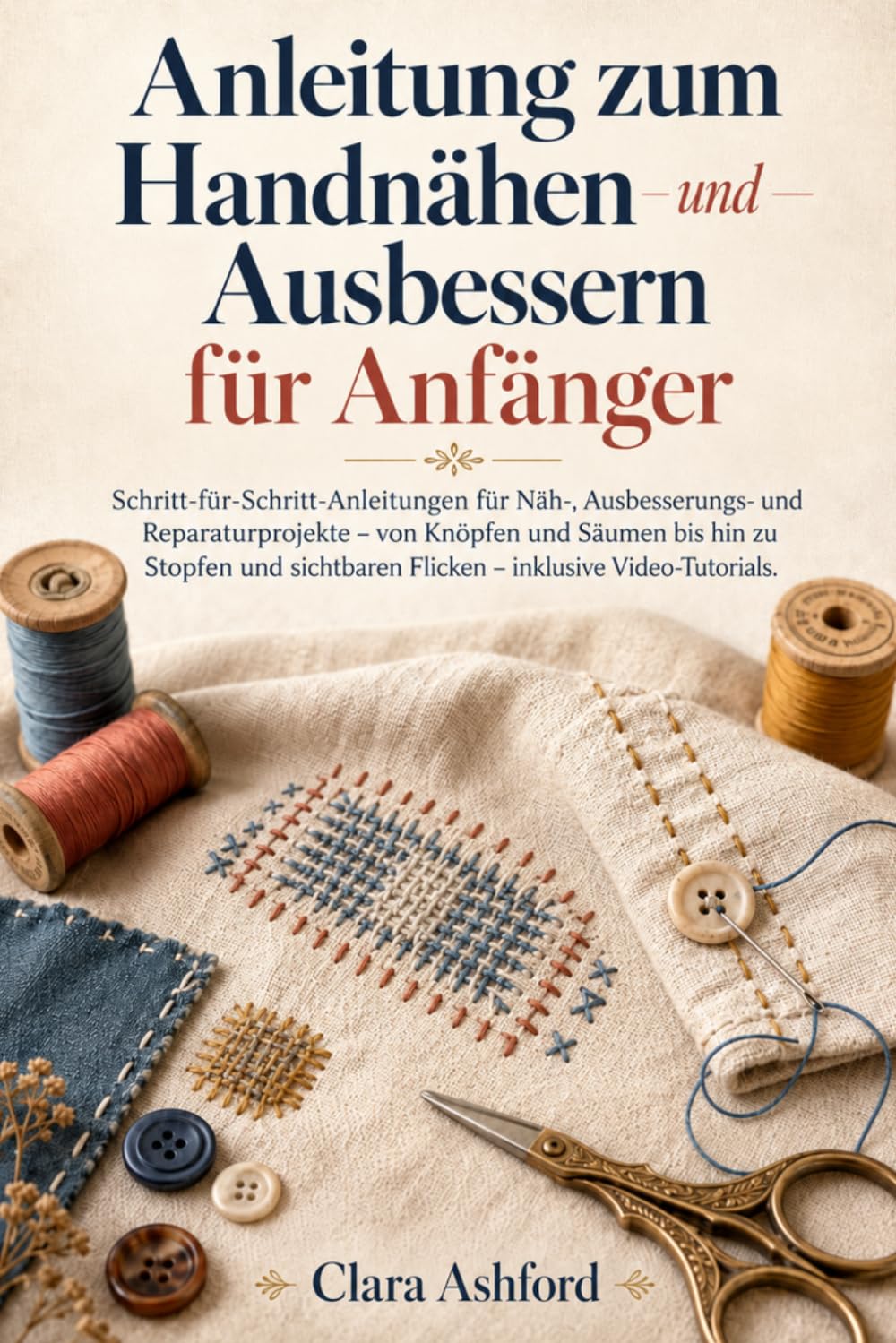Anleitung zum Handnähen und Ausbessern für Anfänger: Schritt-für-Schritt-Anleitungen für Näh-, Ausbesserungs- und Reparaturprojekte - von Knöpfen und... Flicken - inklusive Video-Tutorials. baixar livro de graça