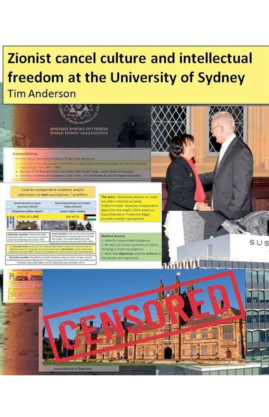 Zionist cancel culture and intellectual freedom at the University of Sydney baixar livro de graça