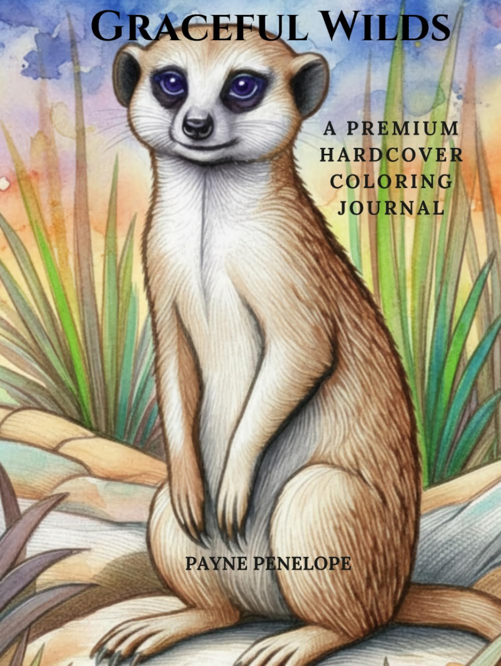 Graceful Wilds: A Premium Hardcover Coloring Journal baixar o livro de graça