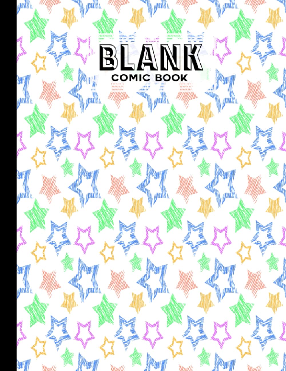 ler totalmente Blank Comic Book: Stars Cover Blank Comic Book, Create Your Own Story, Journal, Notebook, Sketchbook for Kids and Adults, 120 Pages - Size 8.5" x 11" Notebook by Rico Romer
