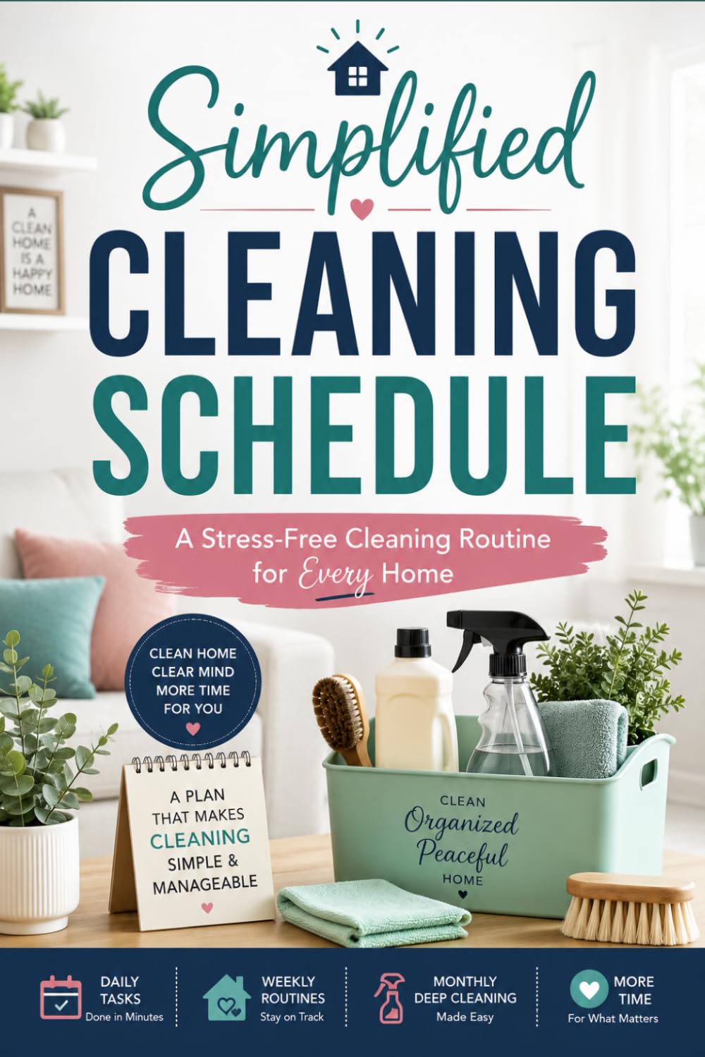 Simplified Cleaning Schedule: A Stress-Free Cleaning Routine for Every Home baixar o livro de graça