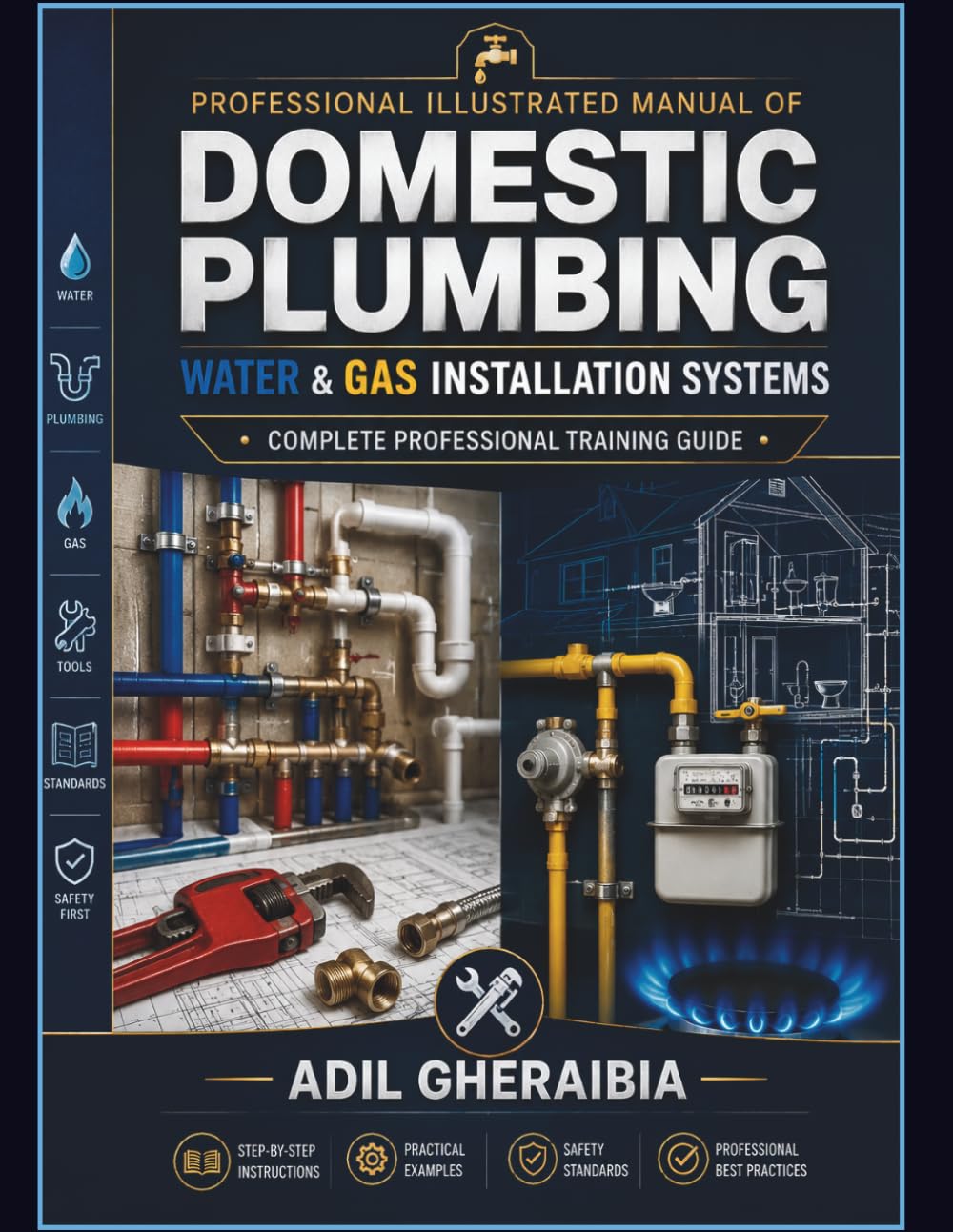 Professional Illustrated Manual of Domestic Plumbing Water & Gas Installation Systems Complete Professional Training Guide: Step-by-Step Guide to... Drainage, Fittings, Tools & Safety Tips baixar livro de graça