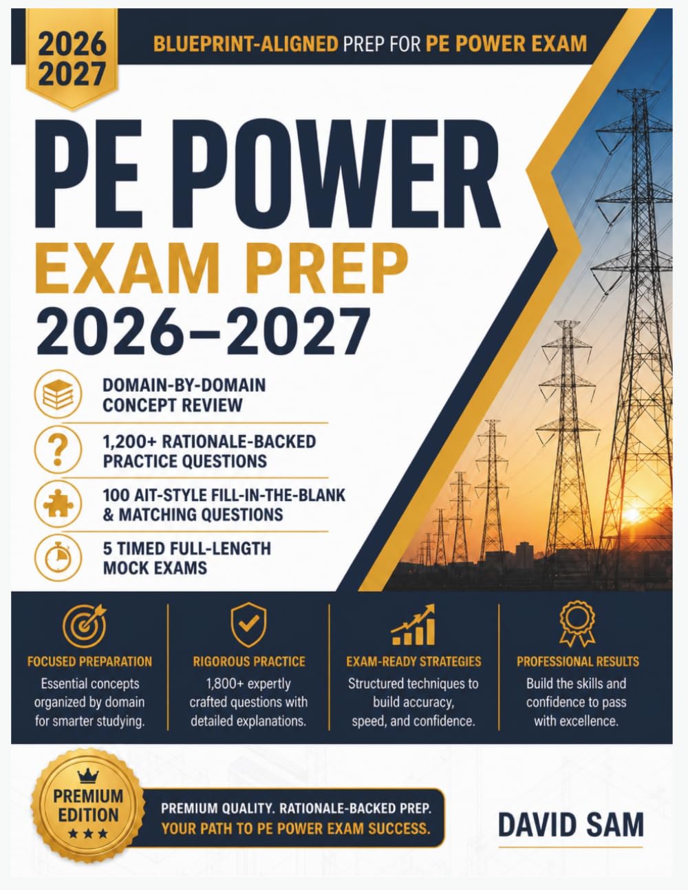 capítulo por capítulo baixar PE POWER EXAM PREP 2026-2027: Domain-by-Domain Concept Review, 1,200+ Rationale-Backed Practice Questions, 100 AIT-Style Fill-in-the-Blank & Matching Questions, and Timed Full-Length Mock Exams.