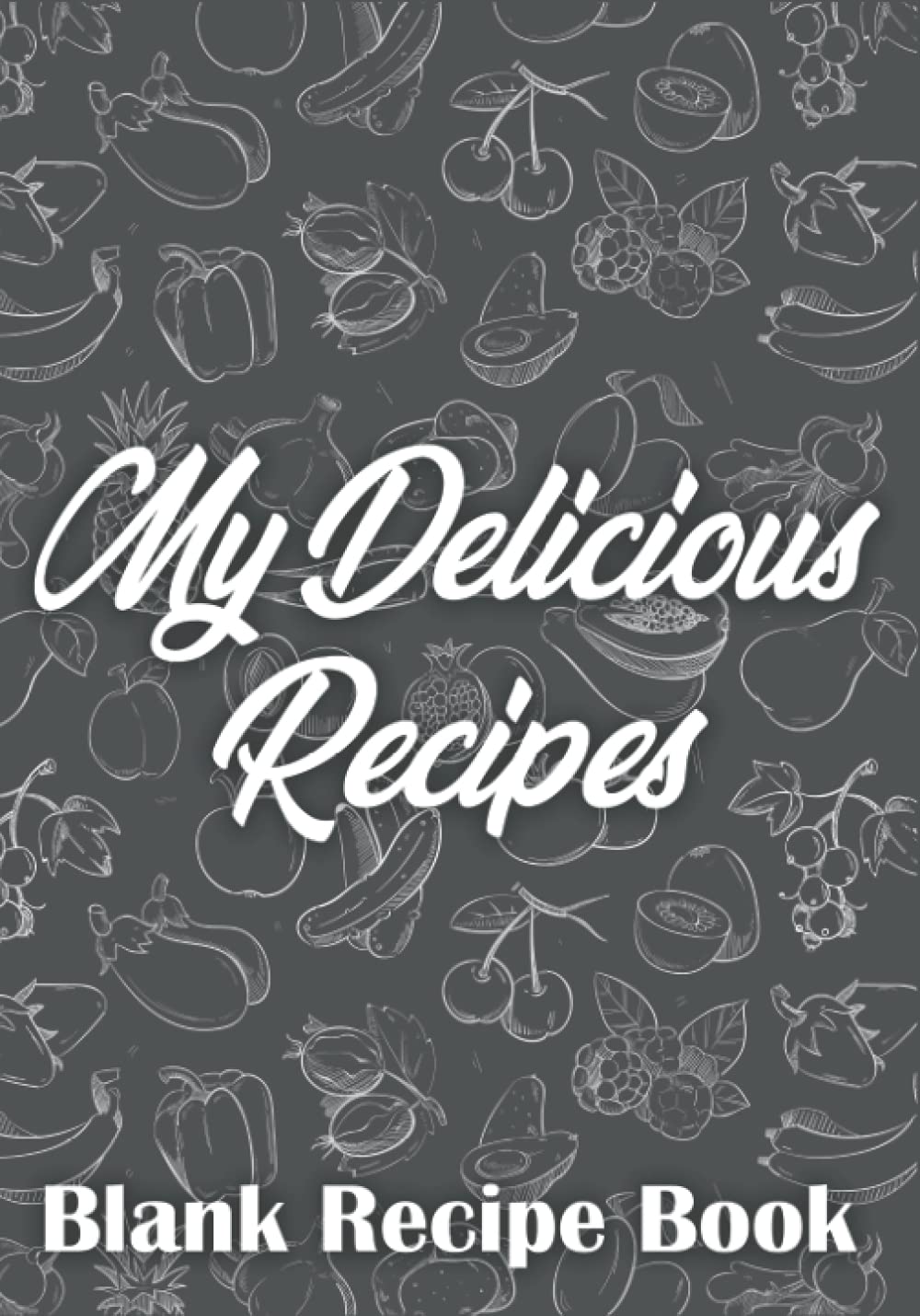 ler totalmente My Delicious Recipes: Organizer Cookbook To Note Down Your 200 Favorite Recipes - Blank Recipe Book - Blank Cookbook - 7" x 10" Made in USA