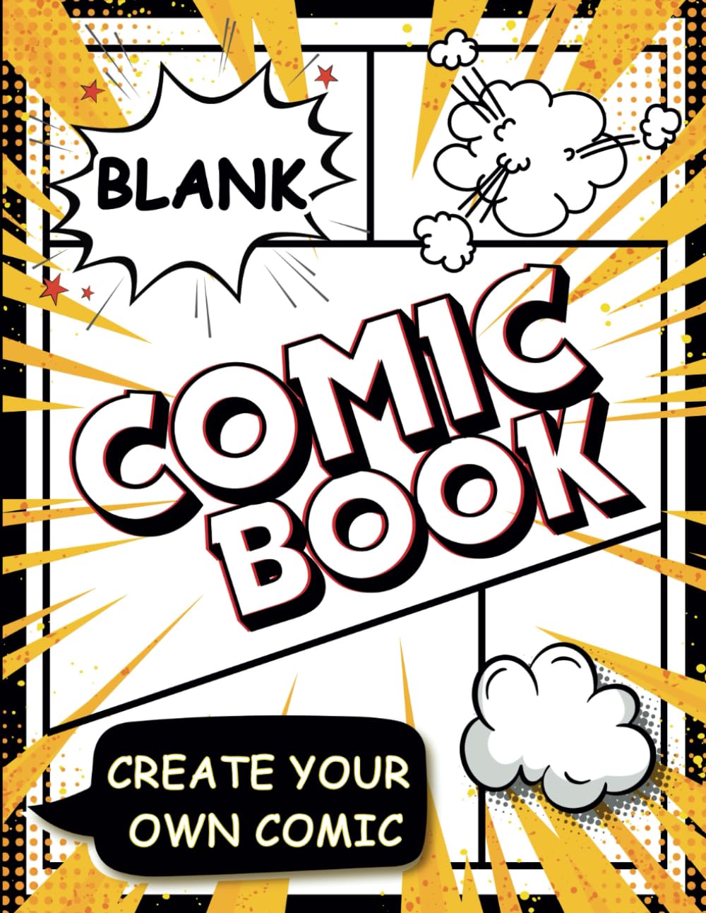 capítulo por capítulo baixar Blank Comic Book – Draw, Design, and Create Your Own Story Using a Variety of Templates and Cartoon Bubbles | Fun Comic Strip Journal for All Ages