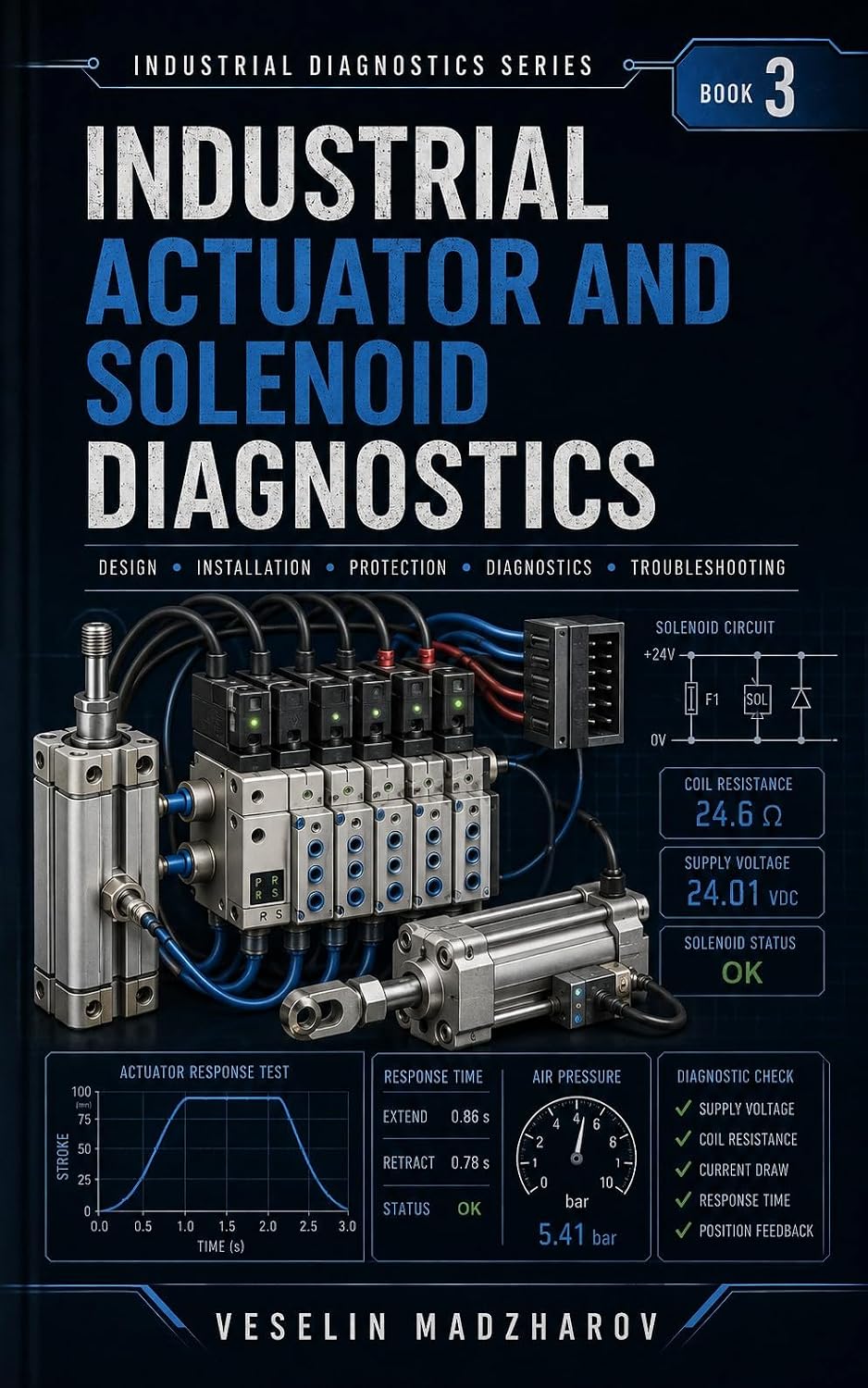 ler totalmente INDUSTRIAL ACTUATOR AND SOLENOID DIAGNOSTICS: Valves, Coils, Cylinders, Contactors, Brakes and Motion Faults (Industrial Diagnostics Series Book 3) (English Edition)