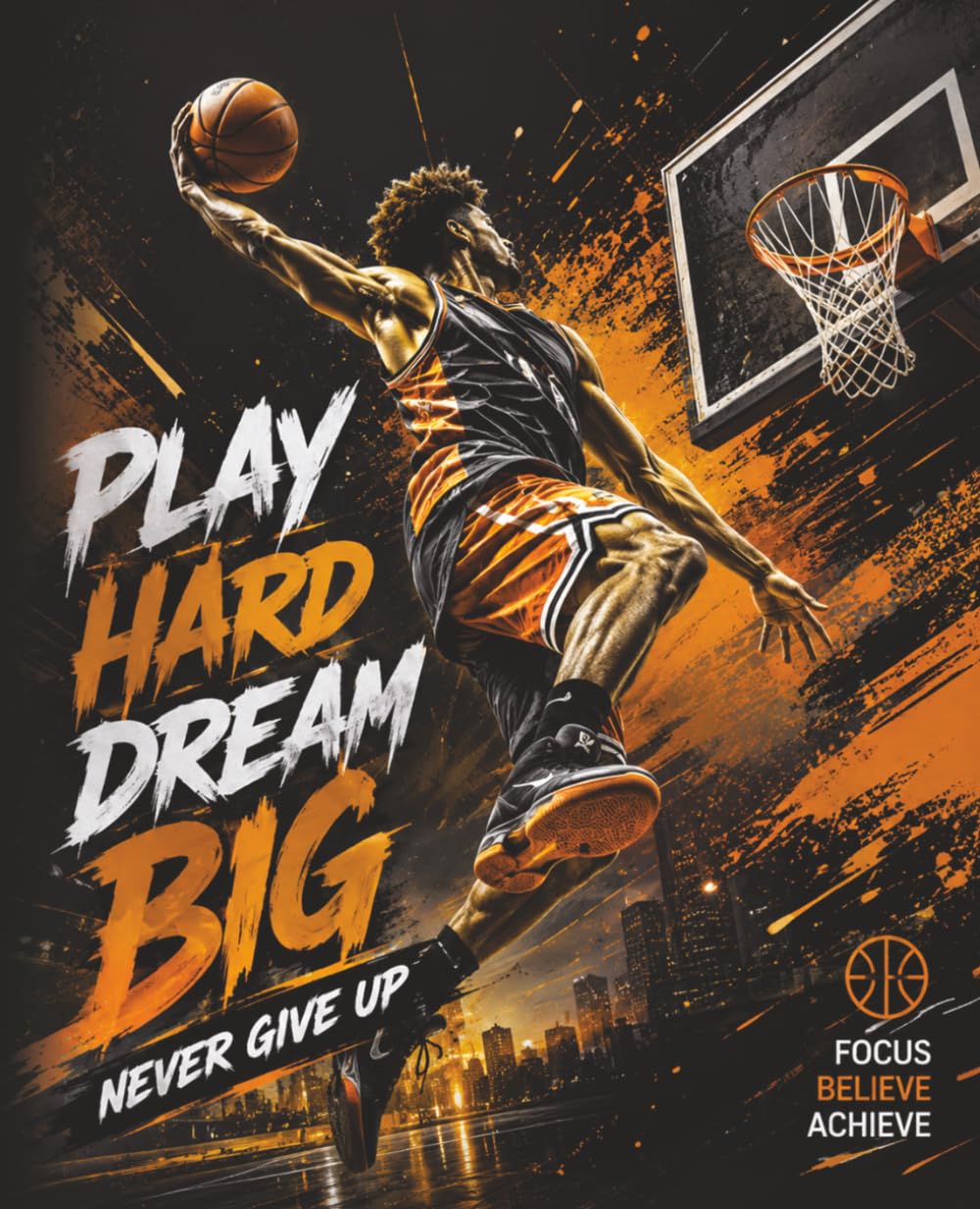 Basketball Notebook: Lined Journal with Legendary Athlete Artworks and Motivational Quotes baixar o livro de graça