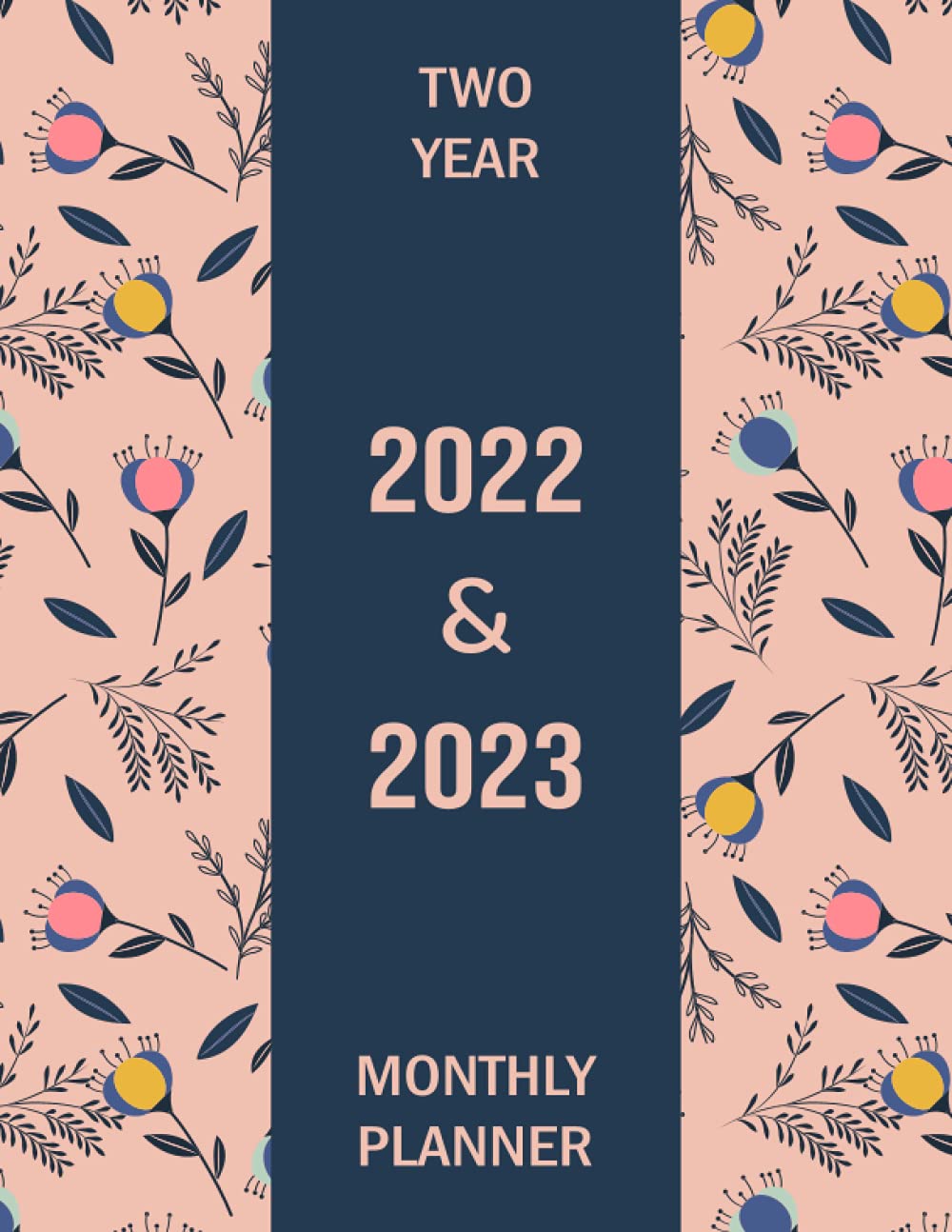 capítulo por capítulo baixar 22-23 Two Year Monthly Planner: 2 Year Monthly Planner Calendar Schedule Organizer For Women, January 2022 to December 2023, 24 Months, Pink Floral Cover