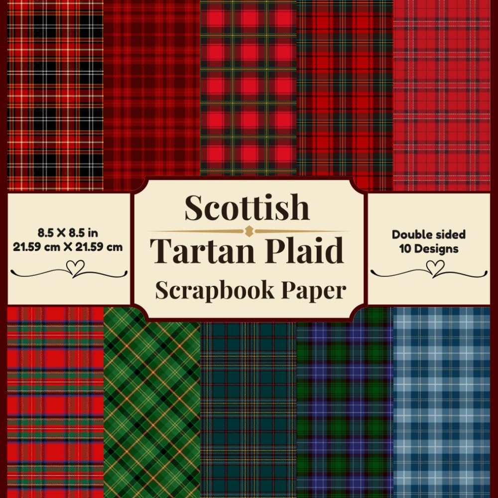 Scottish Tartan plaid scrapbook paper baixar o livro de graça