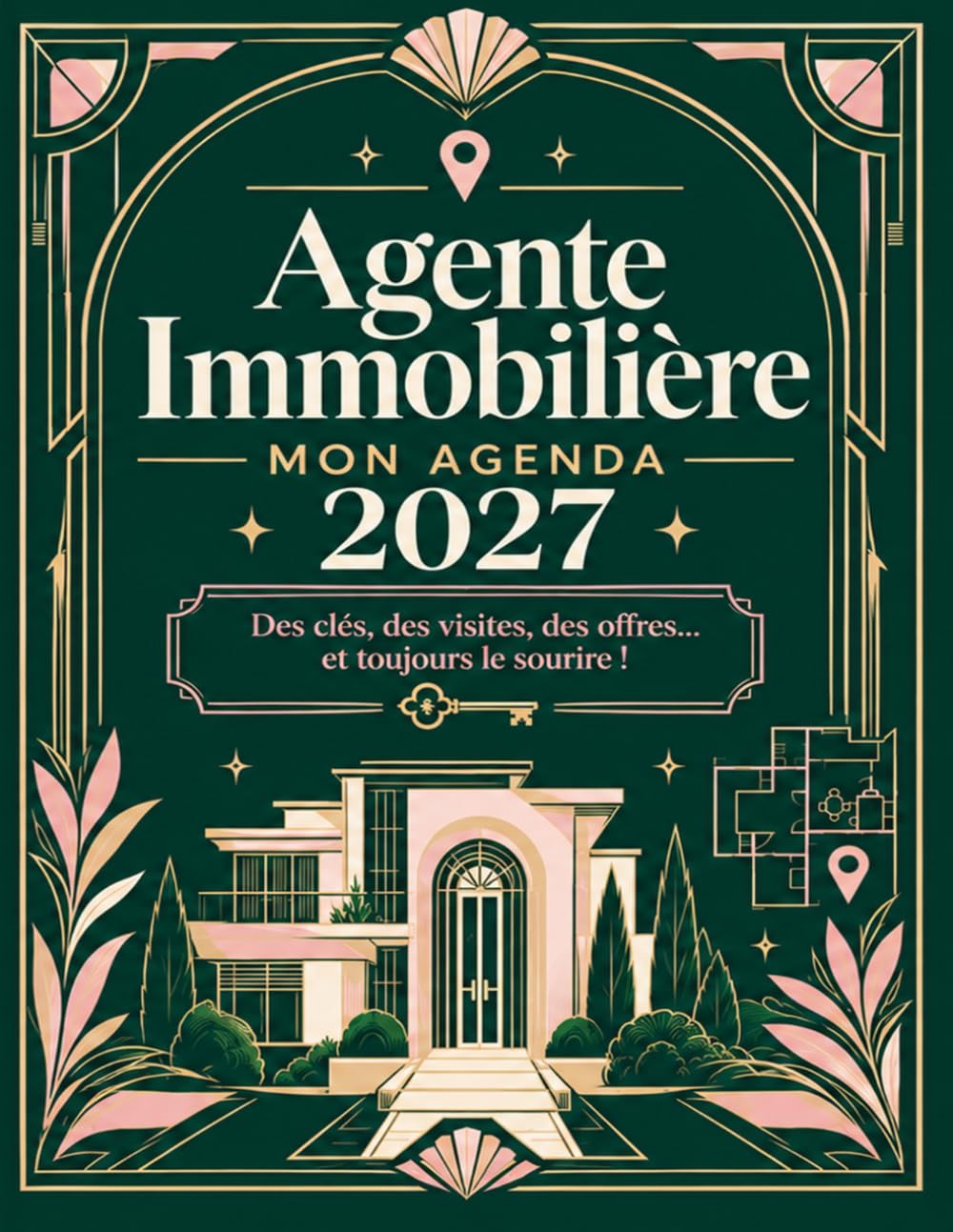 Agente Immobilière 2027 Agenda Hebdomadaire et Semainier Annuel A4: Idée Cadeau pour Femme Agente Immobilière ou Courtier Immobilier, Planner Vente et... Clients et Rendez-vous (French Edition) baixar o livro de graça