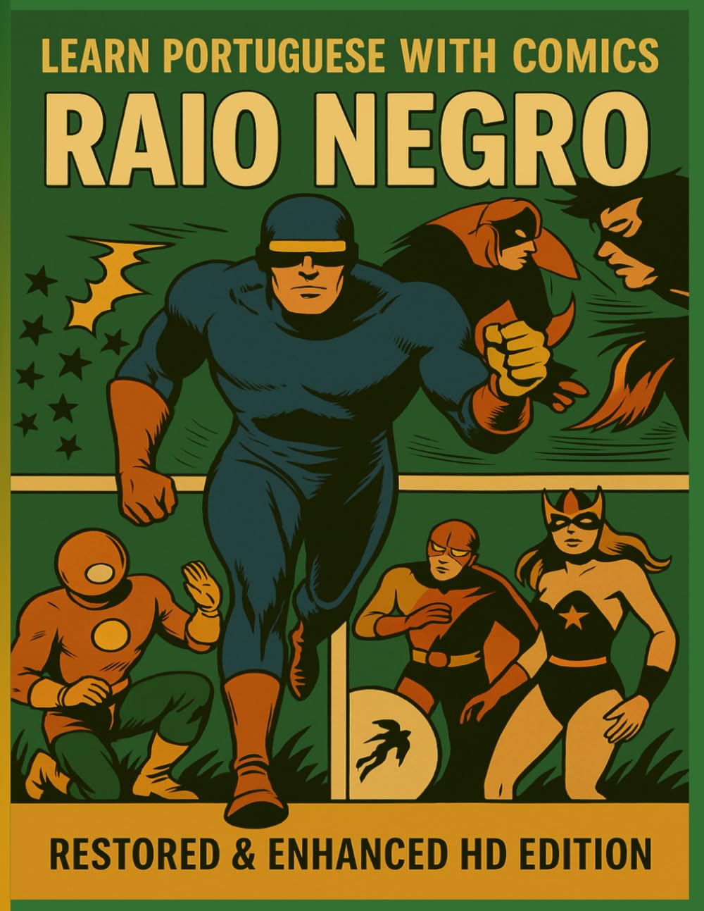 Learn Portuguese with Comics: Raio Negro (Portuguese Comprehensible Input) (Portuguese Edition) baixar o livro de graça