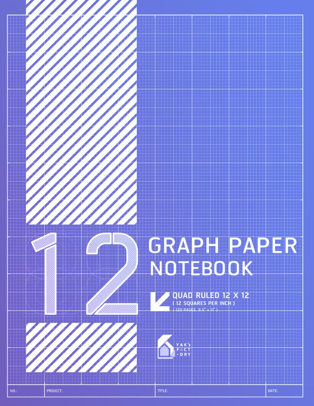 capítulo por capítulo baixar Designers Graph Paper Notebook Quad Ruled 12x12 (12 Squares/Inch) Light Gray Lines (Inch Grid Highlight) 120 pages (8.5x11): Modern Grid Graph Paper... Design & Arts, Gradient Cover (Plum Plate)