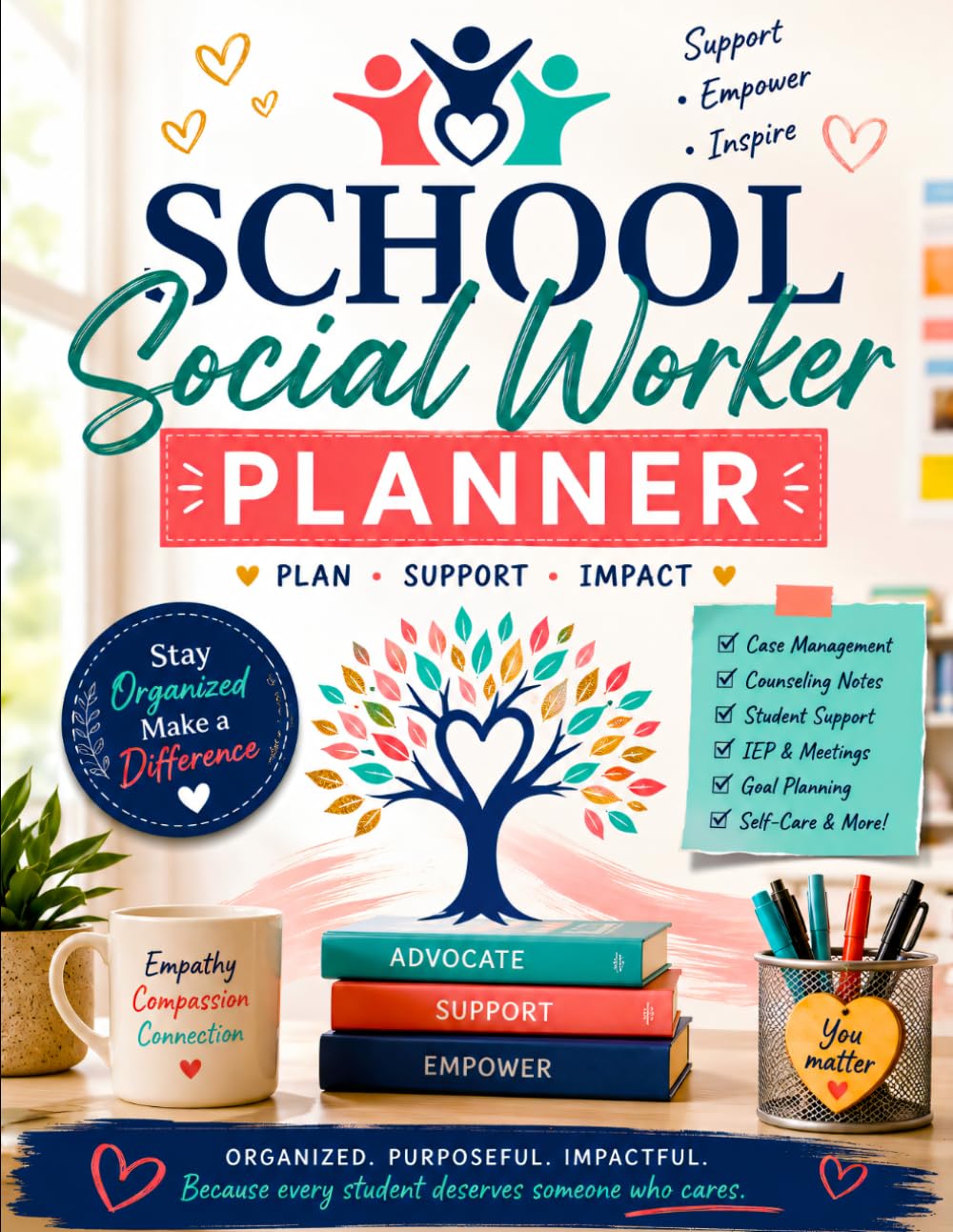School Social Worker Planner: 2026-2027 Academic Year Organizer for Student Advocacy, Family Partnership, Referrals, Attendance Support, and Case Follow-Up baixar livro de graça