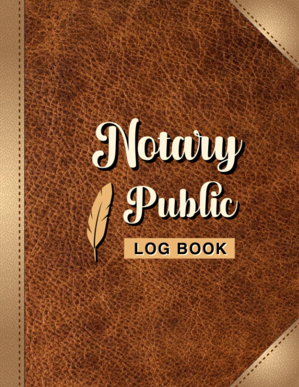 Notary Public Log Book: Public Notary Record Book For Loan Signing Agents To Write Notarial Acts (Brown Leather Pattern) baixar livro de graça