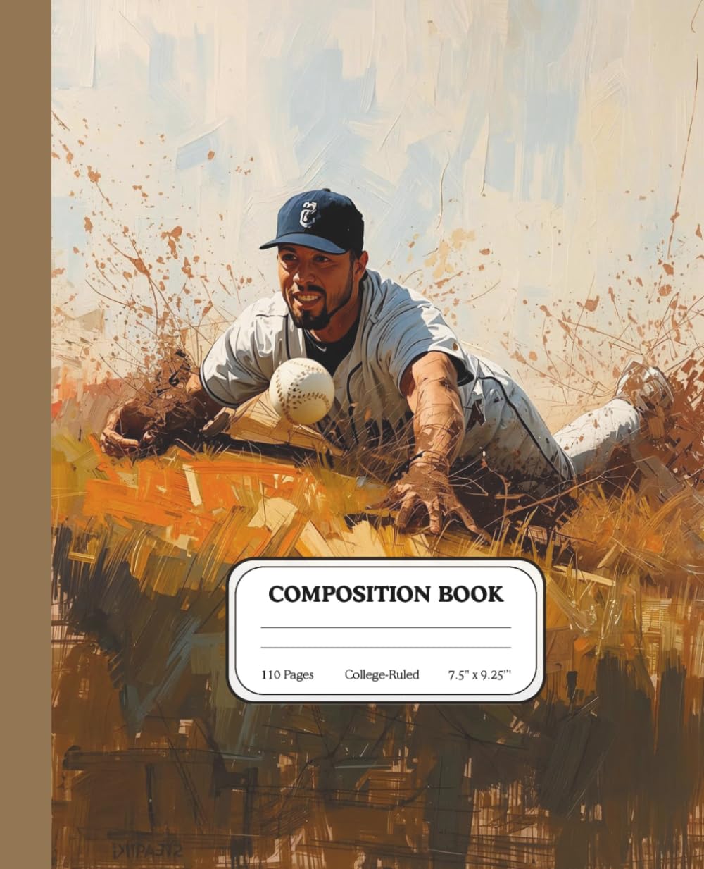 Diving Catch Baseball Notebook | Outfield Action Play Journal | Sports Composition Book for Students Players and Fans: Lined writing pages inspired by quick reactions, focus, and game saving moments baixar o livro de graça