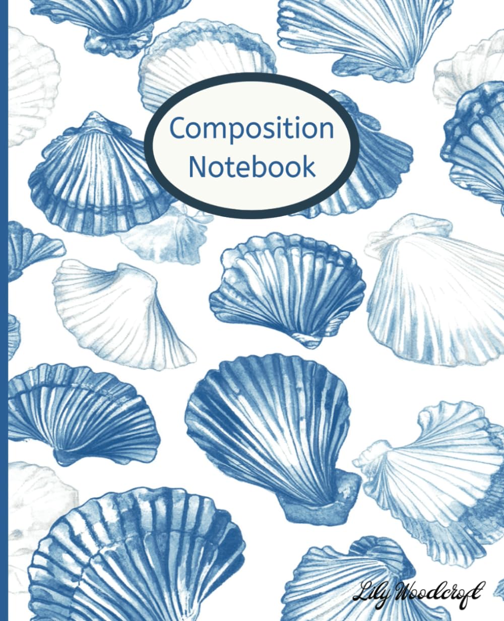 capítulo por capítulo baixar Blue and White Watercolor Seashell Composition Notebook: 7.5" x 9.25", 120 Pages, Wide Ruled