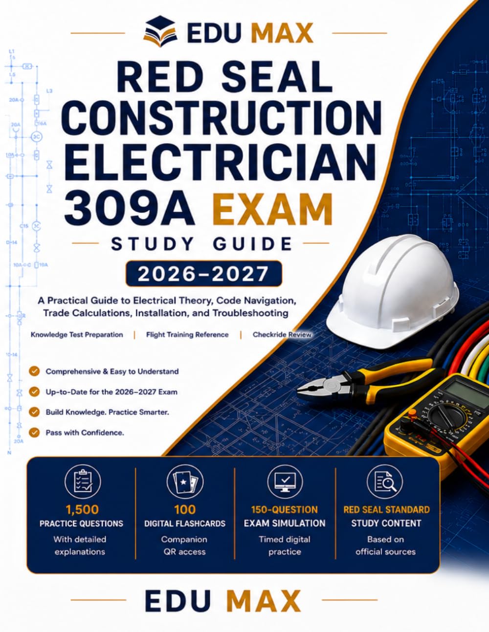 ler totalmente RED SEAL CONSTRUCTION ELECTRICIAN 309A EXAM STUDY GUIDE 2026–2027: A Practical Guide to Electrical Theory, Code Navigation, Trade Calculations, Installation, and Troubleshooting