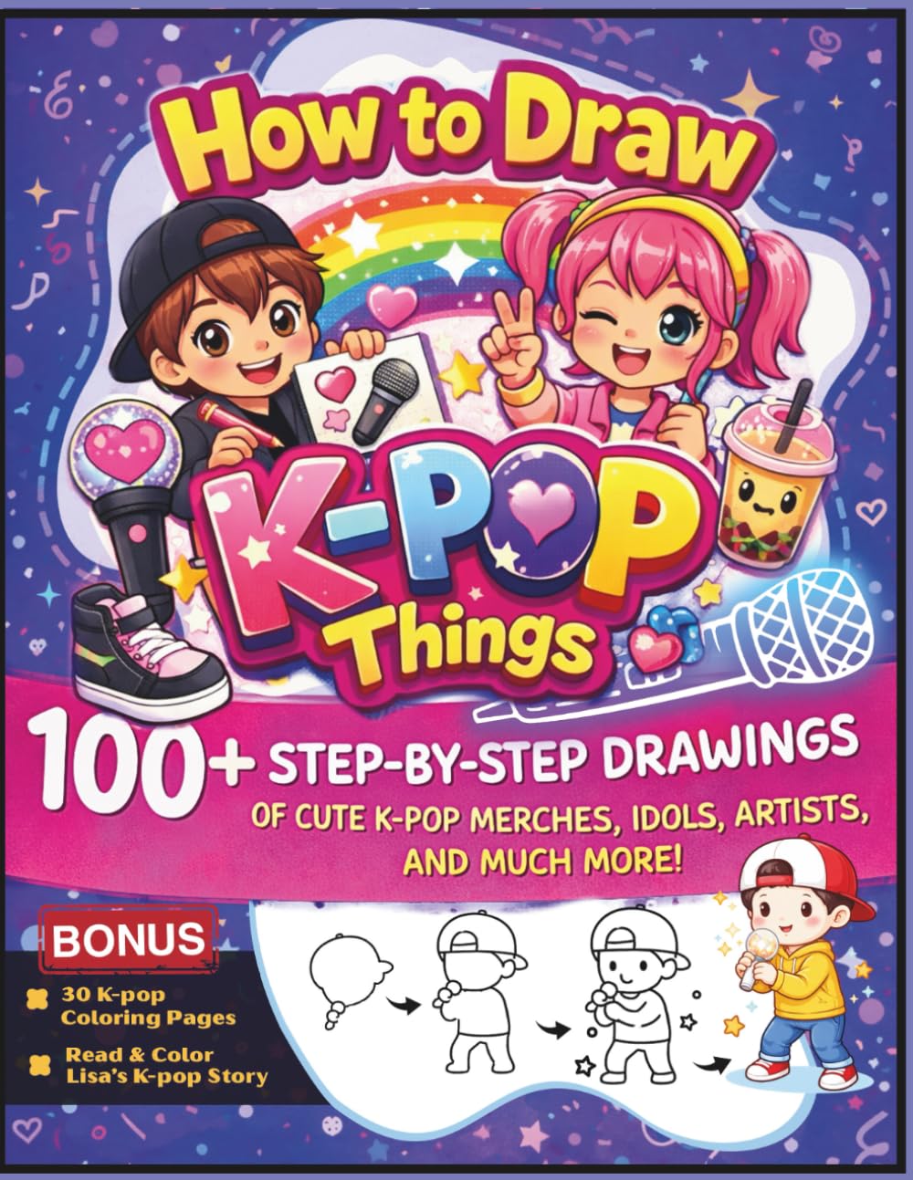 capítulo por capítulo baixar How to draw k pop items: Cute & Easy Kawaii Drawing Book for kids Aged 5-9