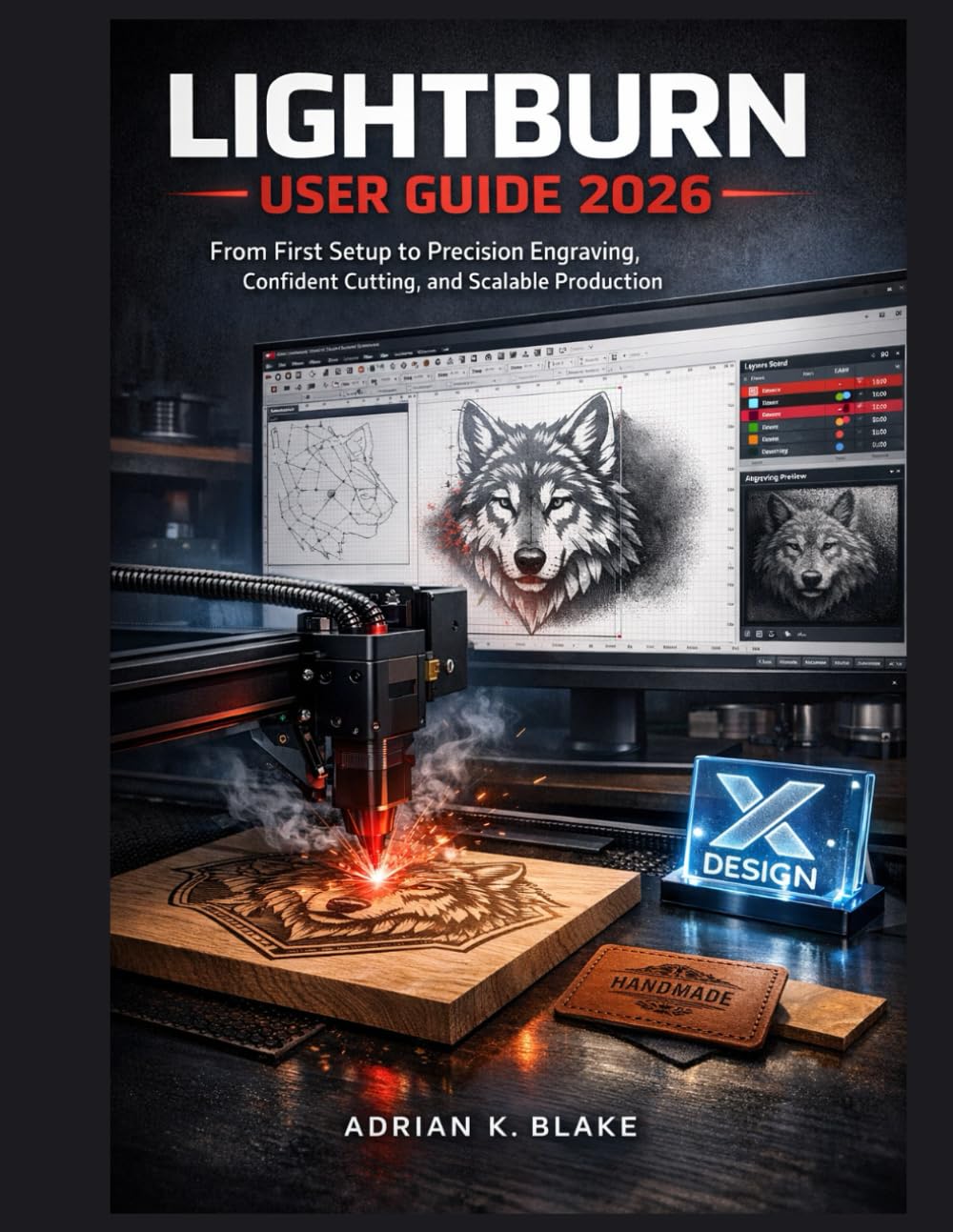 capítulo por capítulo baixar Lightburn User Guide 2026: From First setup to Precision Engraving, Confident Cutting, and Scalable Production