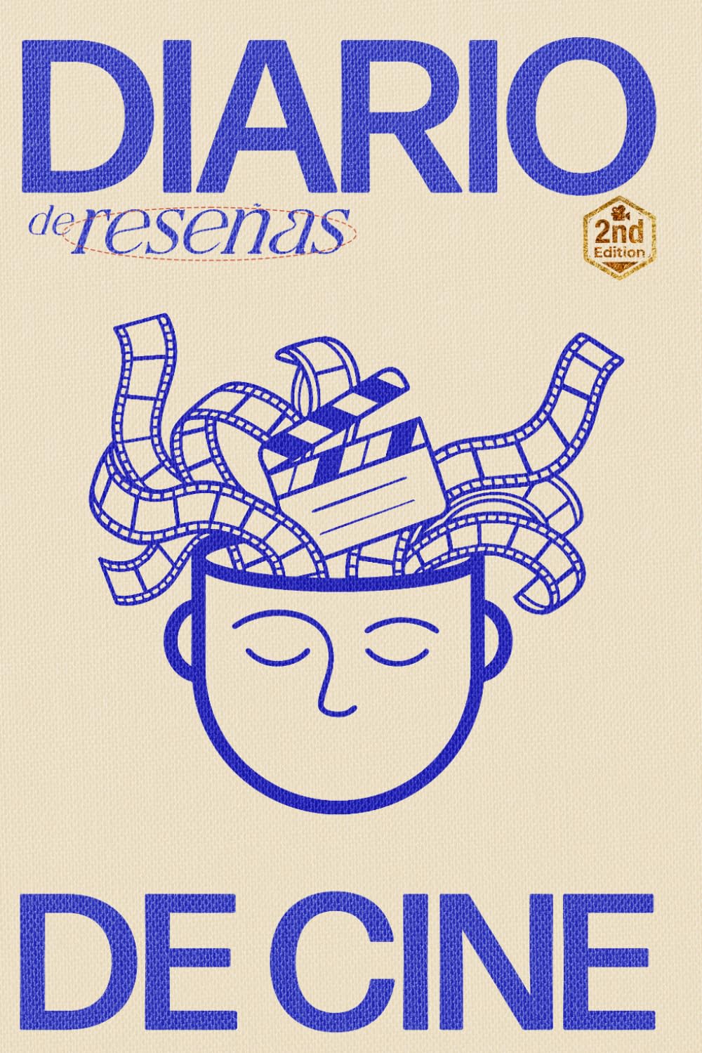 ler totalmente DIARIO DE RESEÑAS DE CINE - 2ª Edición: Listas de seguimiento, registro de películas, valoraciones y reseñas - Un cuaderno personal para cinéfilos... de cada película vista (Spanish Edition)