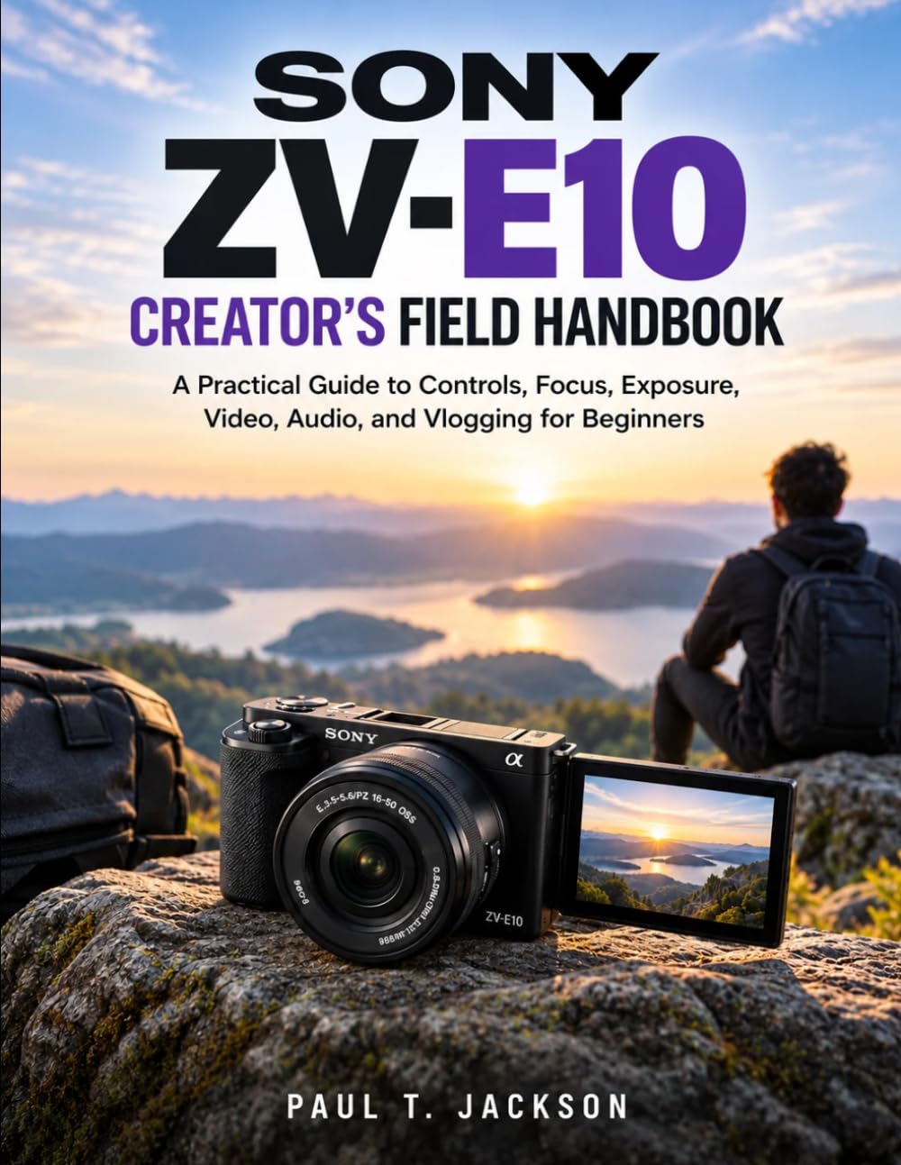 ler totalmente SONY ZV-E10 CREATOR'S FIELD HANDBOOK: A Practical Guide to Controls, Focus, Exposure, Video, Audio, and Vlogging for Beginners