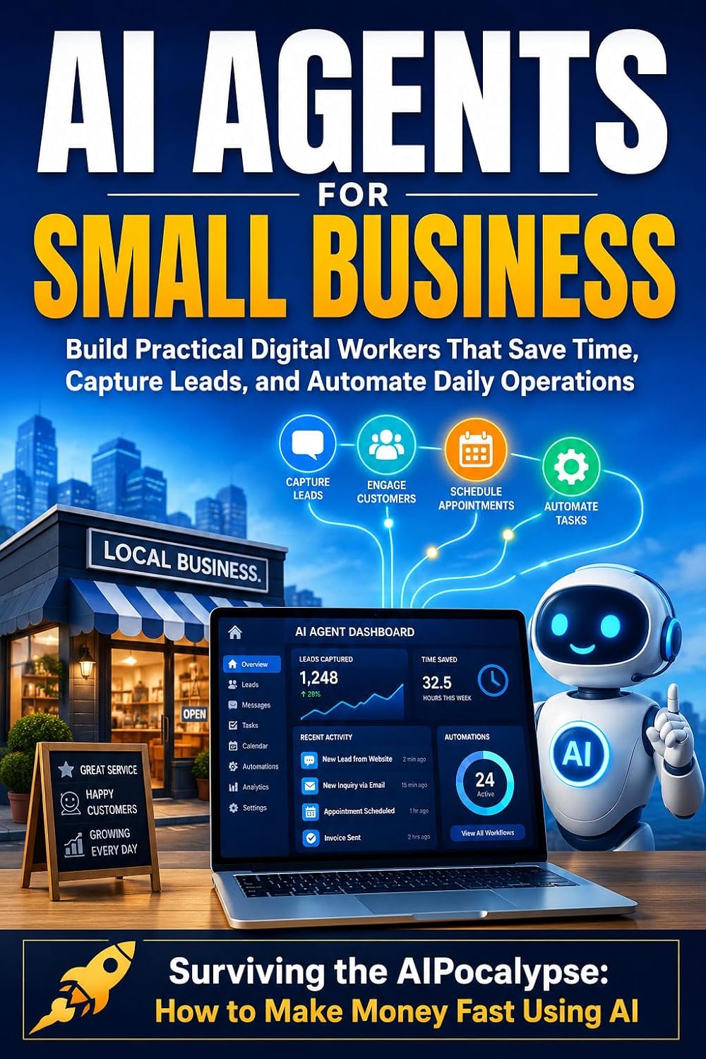 AI Agents for Small Business: Build Practical Digital Workers That Save Time, Capture Leads, and Automate Daily Operations (English Edition) baixar livro de graça
