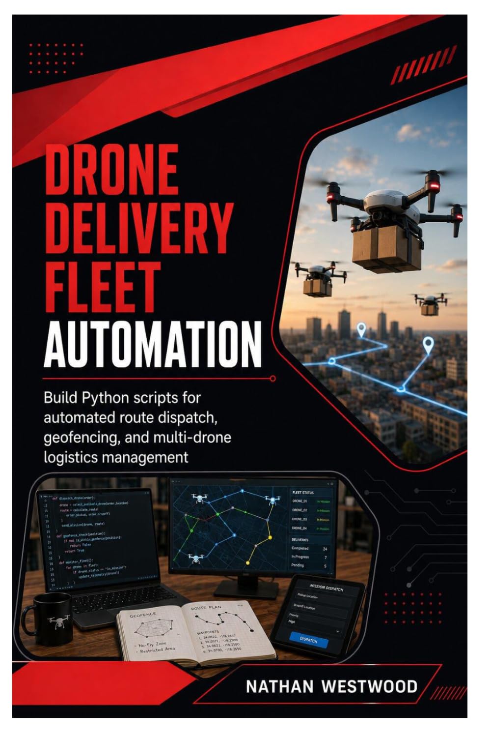 Drone Delivery Fleet Automation: Build Python scripts for automated route dispatch, geofencing, and multi-drone logistics management baixar livro de graça