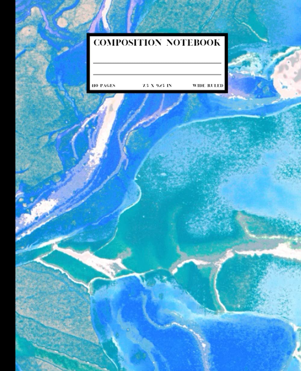Composition Notebook: liquid marble composition notebook | 7.5" x 9.25" | 110 Pages | For girls, teens, students, kids and adults (Composition Notebooks) baixar livro de graça