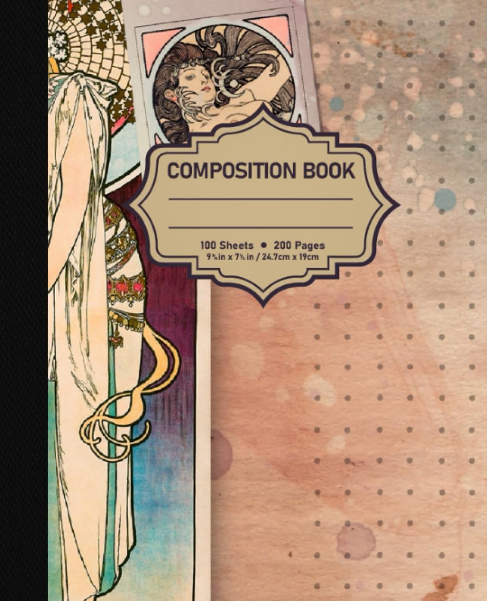 Composition Notebook College Ruled: Vintage Junk Journal Illustration |Vintage Ephemera Old Paper Aesthetic Journal For School, College, Office, Work baixar o livro de graça
