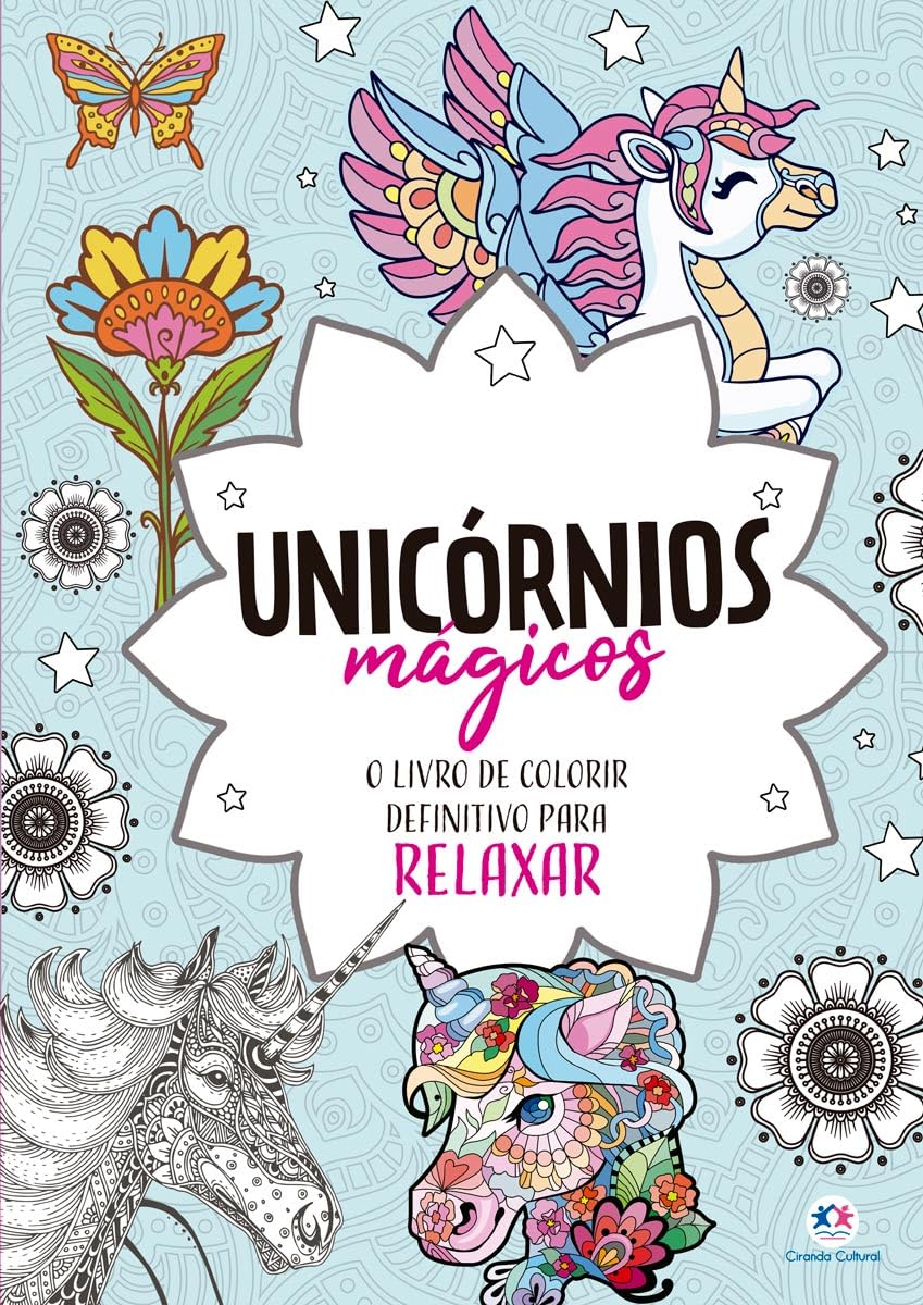 Unicórnios Mágicos - Livro de colorir e relaxar mandalas baixar o livro de graça