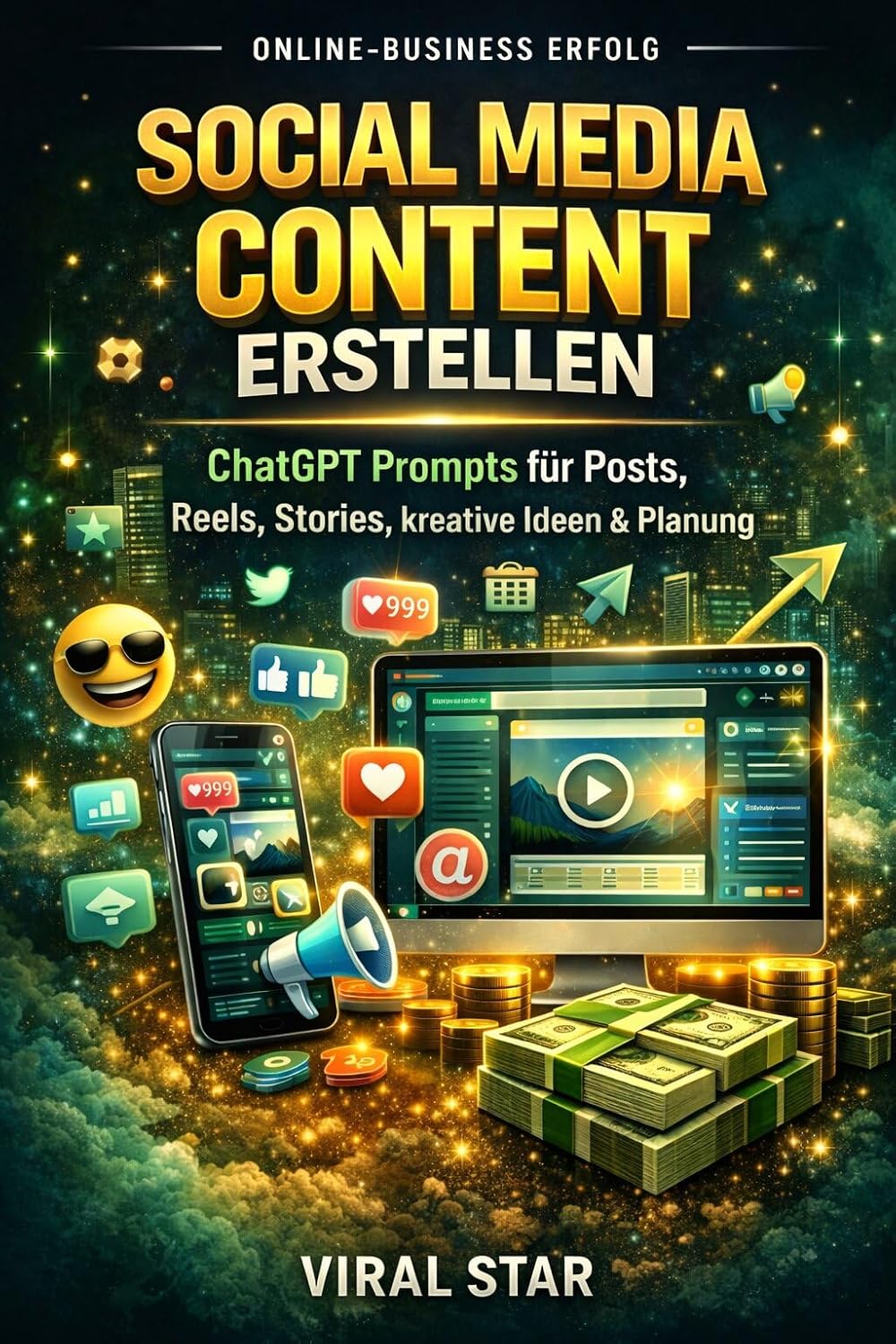 Social Media Content erstellen: ChatGPT Prompts für Posts, Reels, Stories, kreative Ideen & Planung (Praktische ChatGPT - Prompts für den PC - Kreative... für Schritt erklärt 4) (German Edition) baixar livro de graça