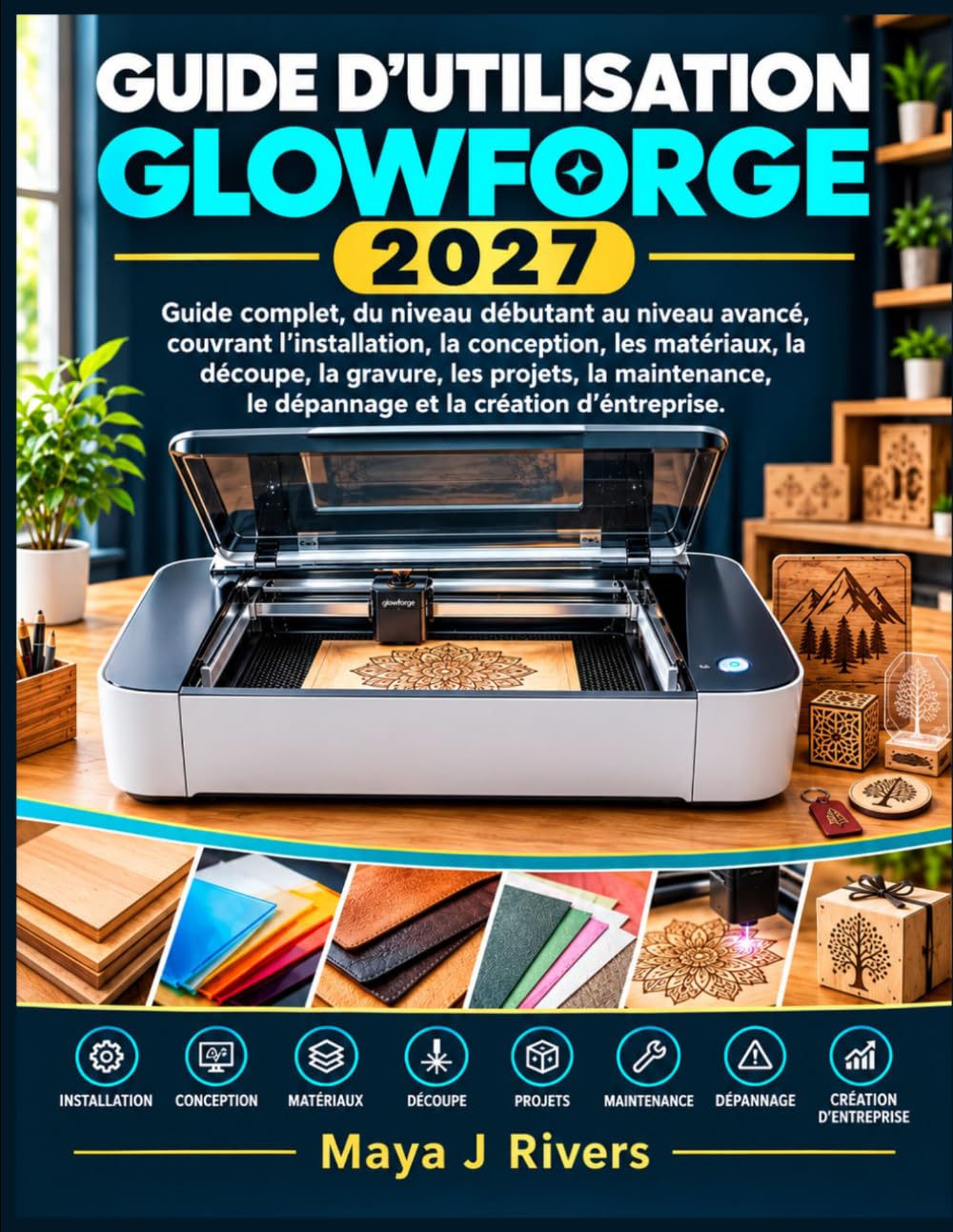 GUIDE D'UTILISATION GLOWFORGE 2027: Guide complet, du niveau débutant au niveau avancé, couvrant l'installation, la conception, les matériaux, la... et la création d'entreprise. (French Edition) baixar o livro de graça