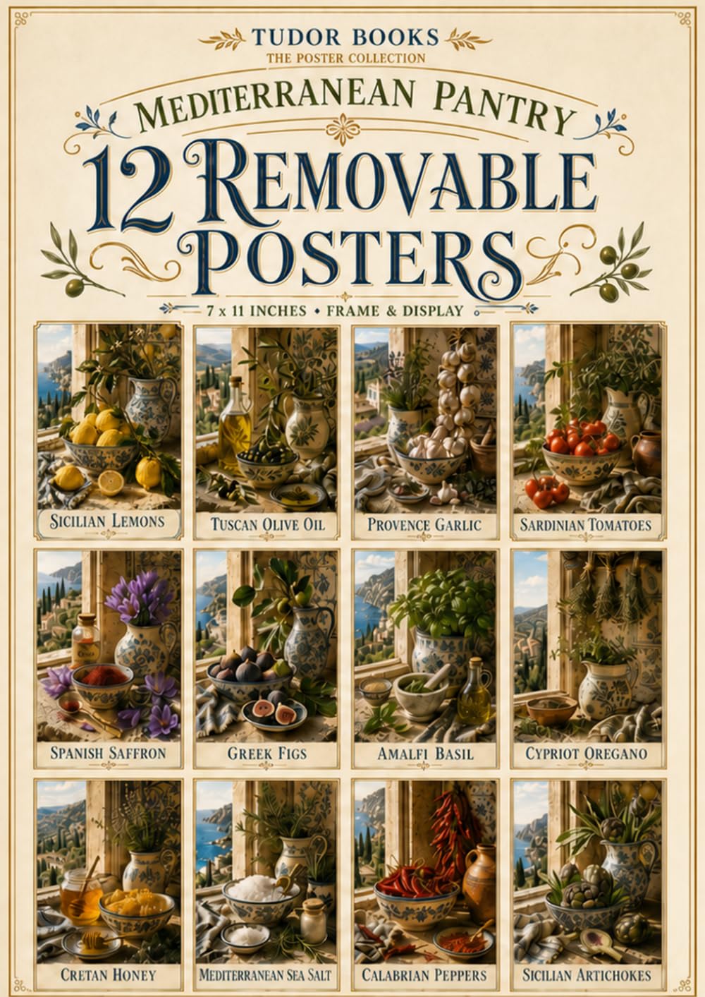 Mediterranean Pantry: 12 Removable Posters baixar livro de graça