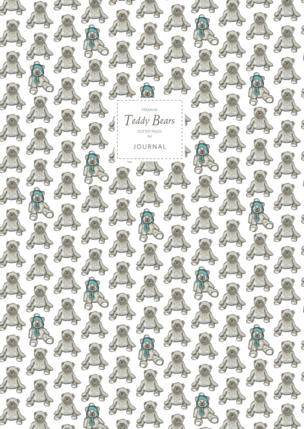 ler totalmente Teddy Bears Journal - Dotted Pages - A4 - Premium: (White Edition) Journal 192 dot grid page (A4 / 8.27x11.69 inches / 21x29.7cm / Large)