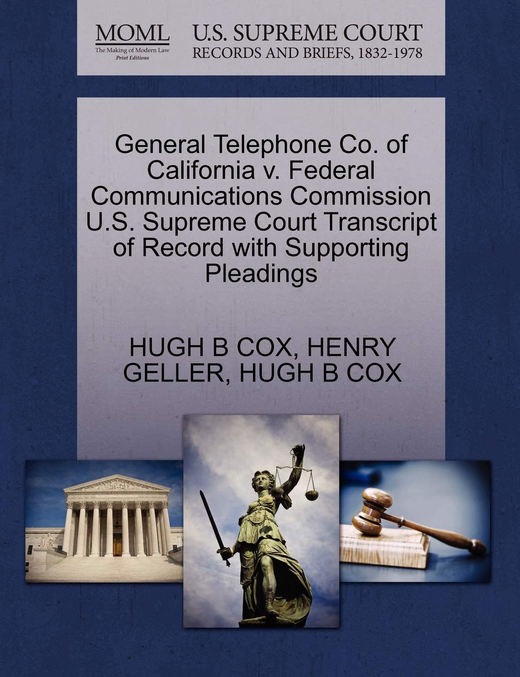 General Telephone Co. of California v. Federal Communications Commission U.S. Supreme Court Transcript of Record with Supporting Pleadings baixar livro de graça