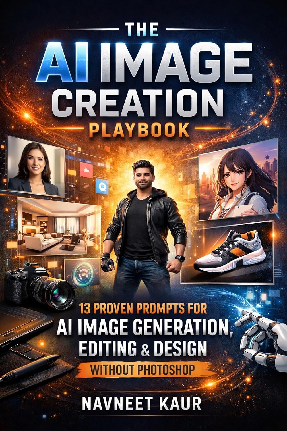 The AI Image Creation Playbook: 13 Proven Prompts for AI Image Generation, Editing & Design Without Photoshop (English Edition) baixar livro de graça