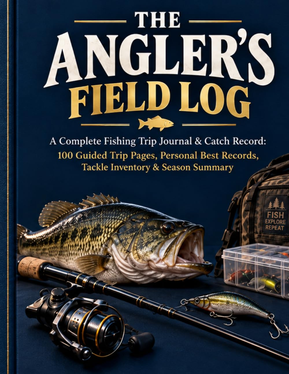 capítulo por capítulo baixar The Angler's Field Log: A Complete Fishing Trip Journal & Catch Record: 100 Guided Trip Pages, Personal Best Records, Tackle Inventory & Season Summary
