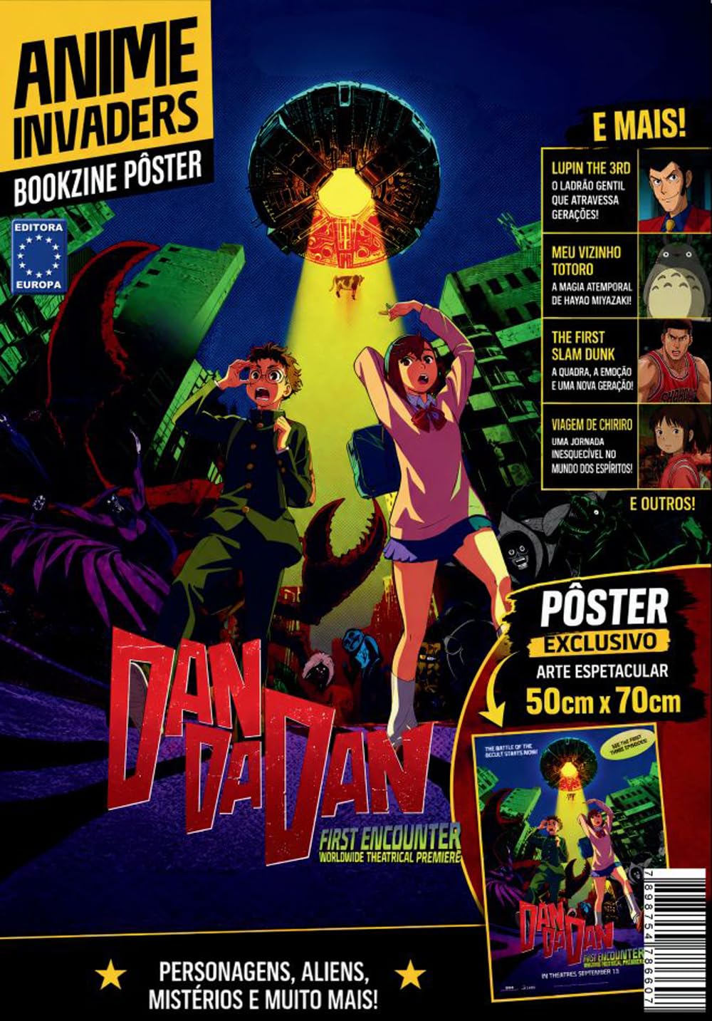 ler totalmente Dan Da Dan (Versão lisa, sem dobras, enviada em tubo protetor) - Superpôster Anime Invaders