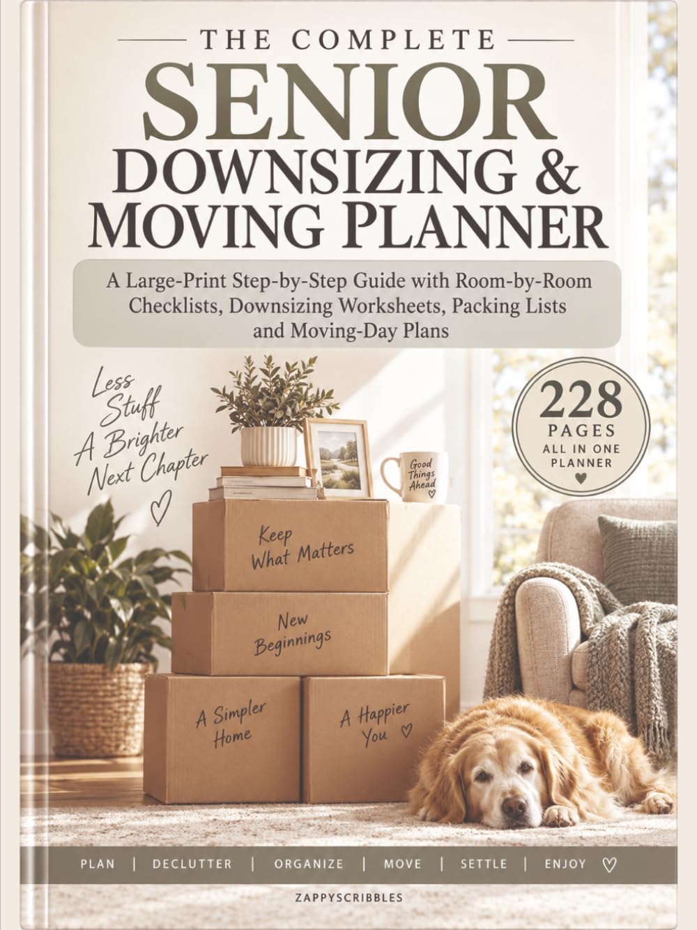 capítulo por capítulo baixar The Complete Senior Downsizing & Moving Planner: A Large-Print Step-by-Step Guide with Room-by-Room Checklists, Downsizing Worksheets, Packing Lists and Moving-Day Plans