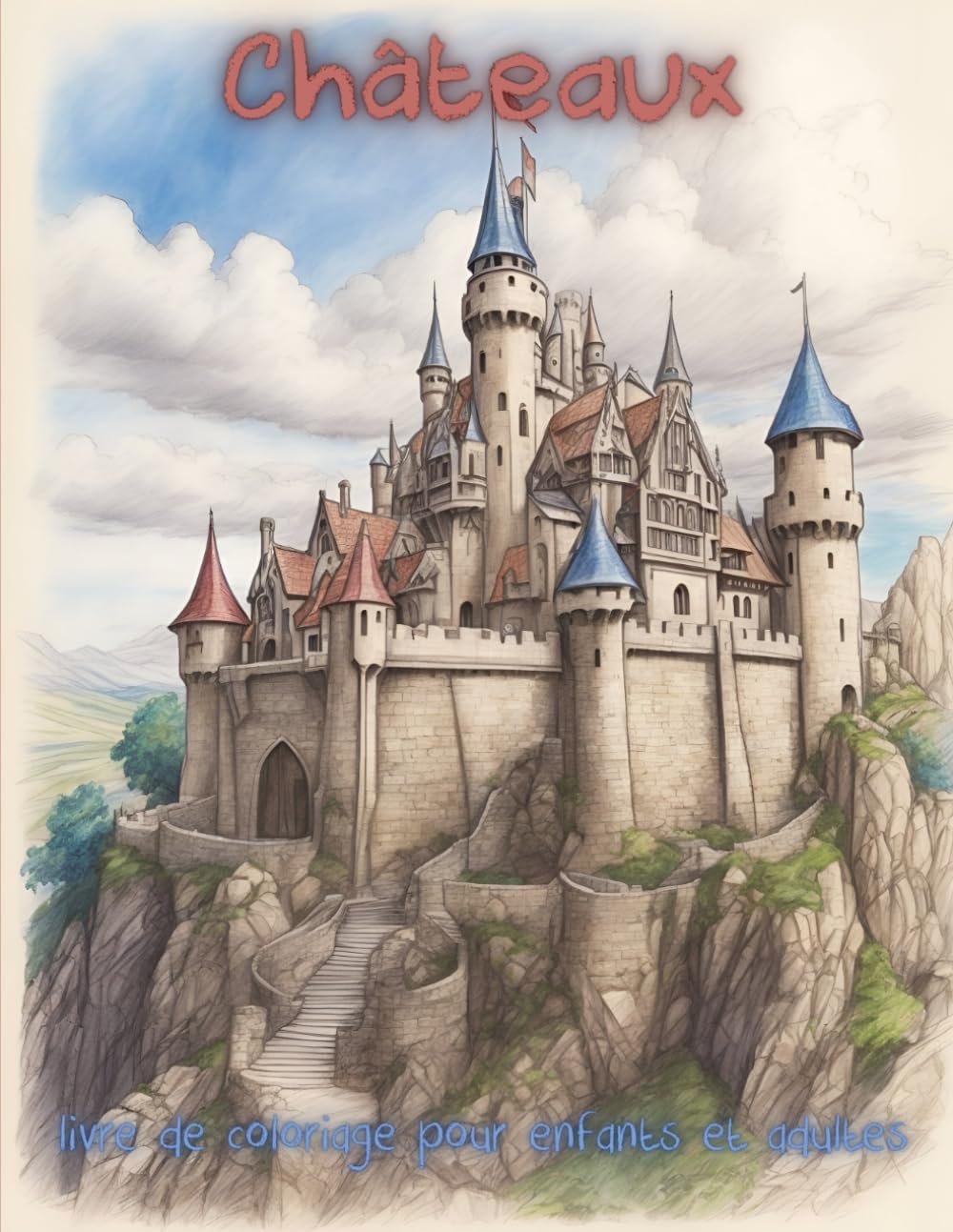 ler totalmente Livre de Coloriage Châteaux: 50 Illustrations pour Enfants 4-8 ans, 8-12 ans et Adultes (French Edition)