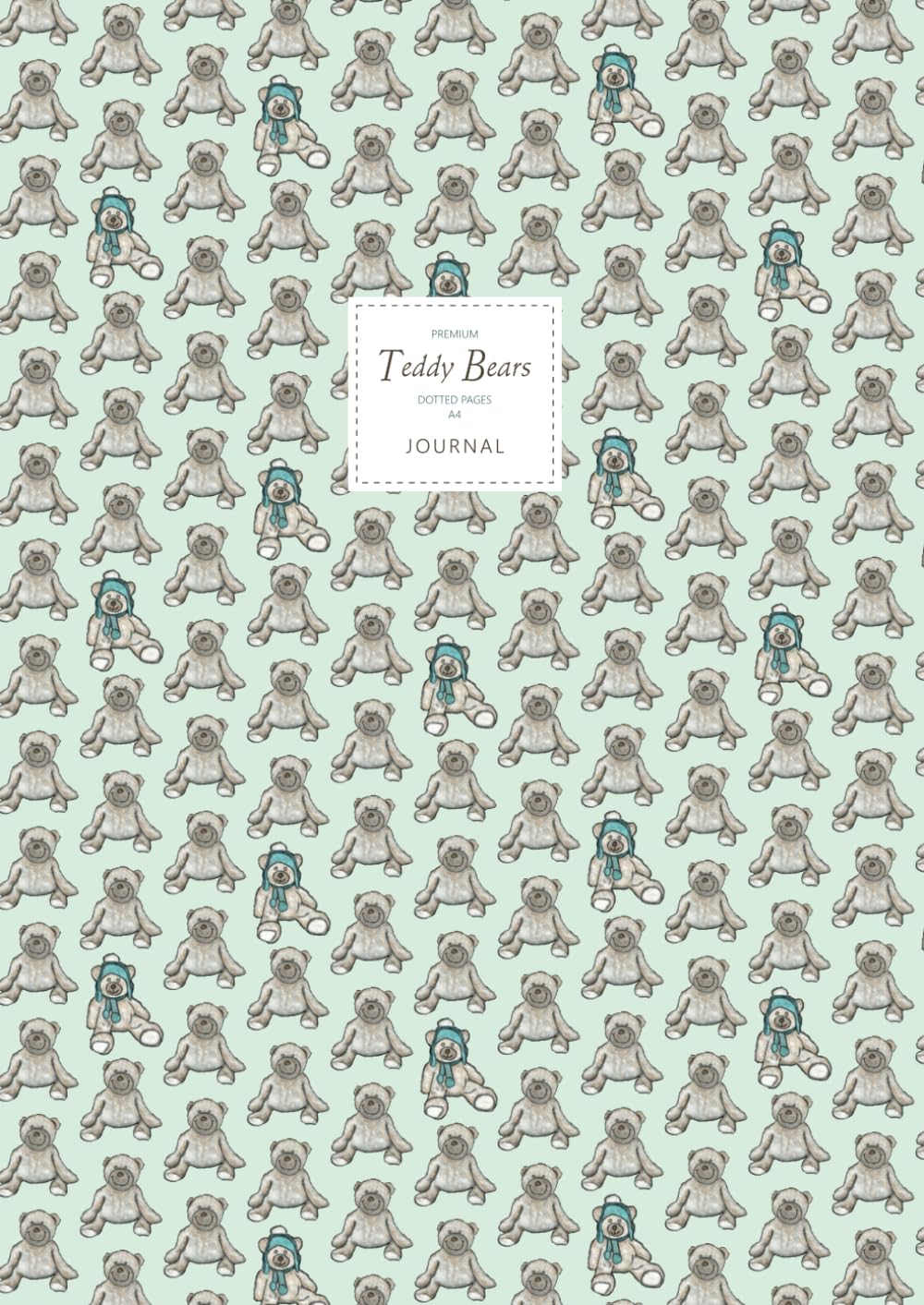 Teddy Bears Journal - Dotted Pages - A4 - Premium: (Green Edition) Journal 192 dot grid page (A4 / 8.27x11.69 inches / 21x29.7cm / Large) baixar livro de graça