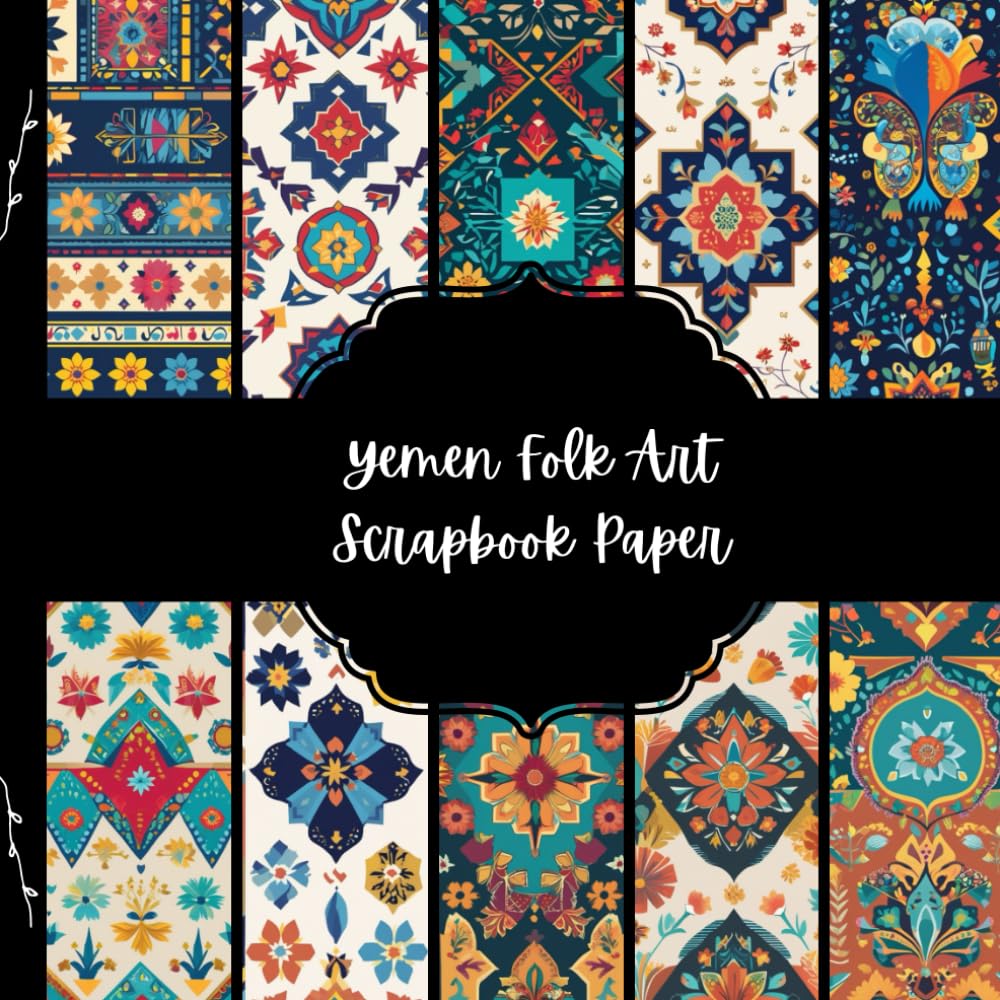 capítulo por capítulo baixar Yemen Folk Art Scrapbook Paper, Asian/African Junk Journal Paper, Travel Decorative Paper, DIY Projects, Origami, Collage Sheets, Decoupage Paper, 10 Designs, Double Sided