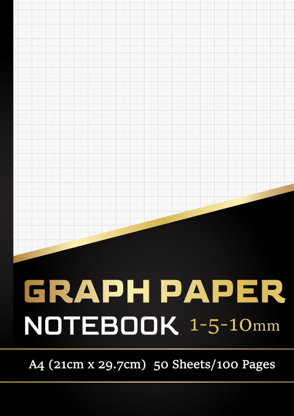 1-5-10mm Graph Paper Notebook: 1mm (0.1cm) Square Grid Book For Architects, Engineers, Designers, and Students